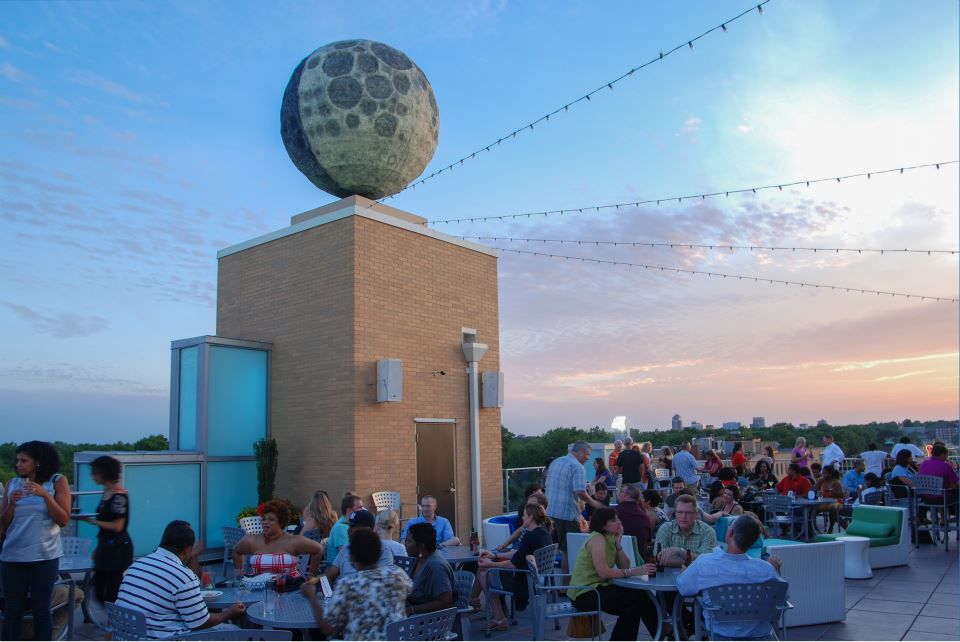 The Rooftop Terrace Bar at the Moonrise Hotel
